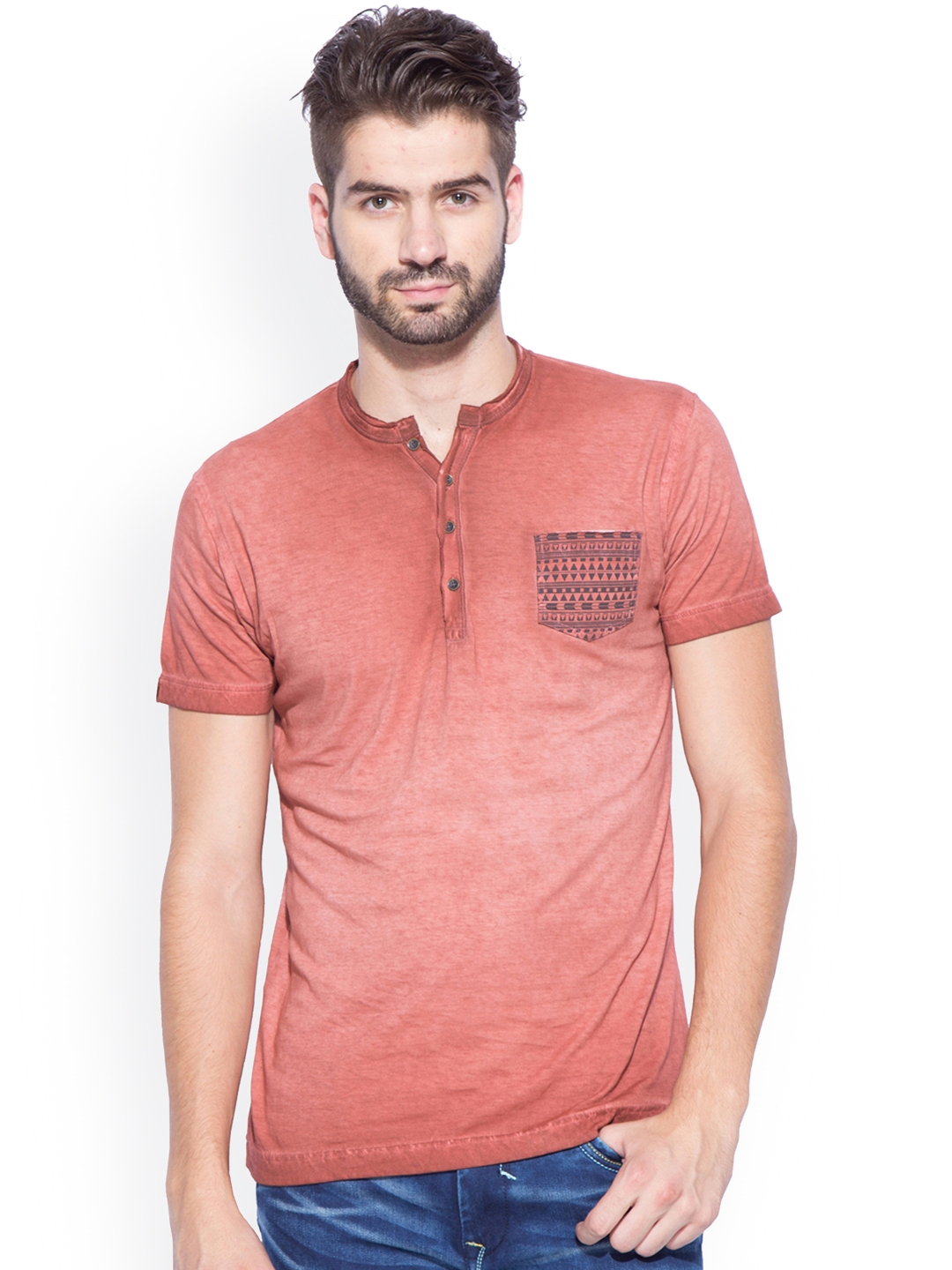 rust colored tshirts