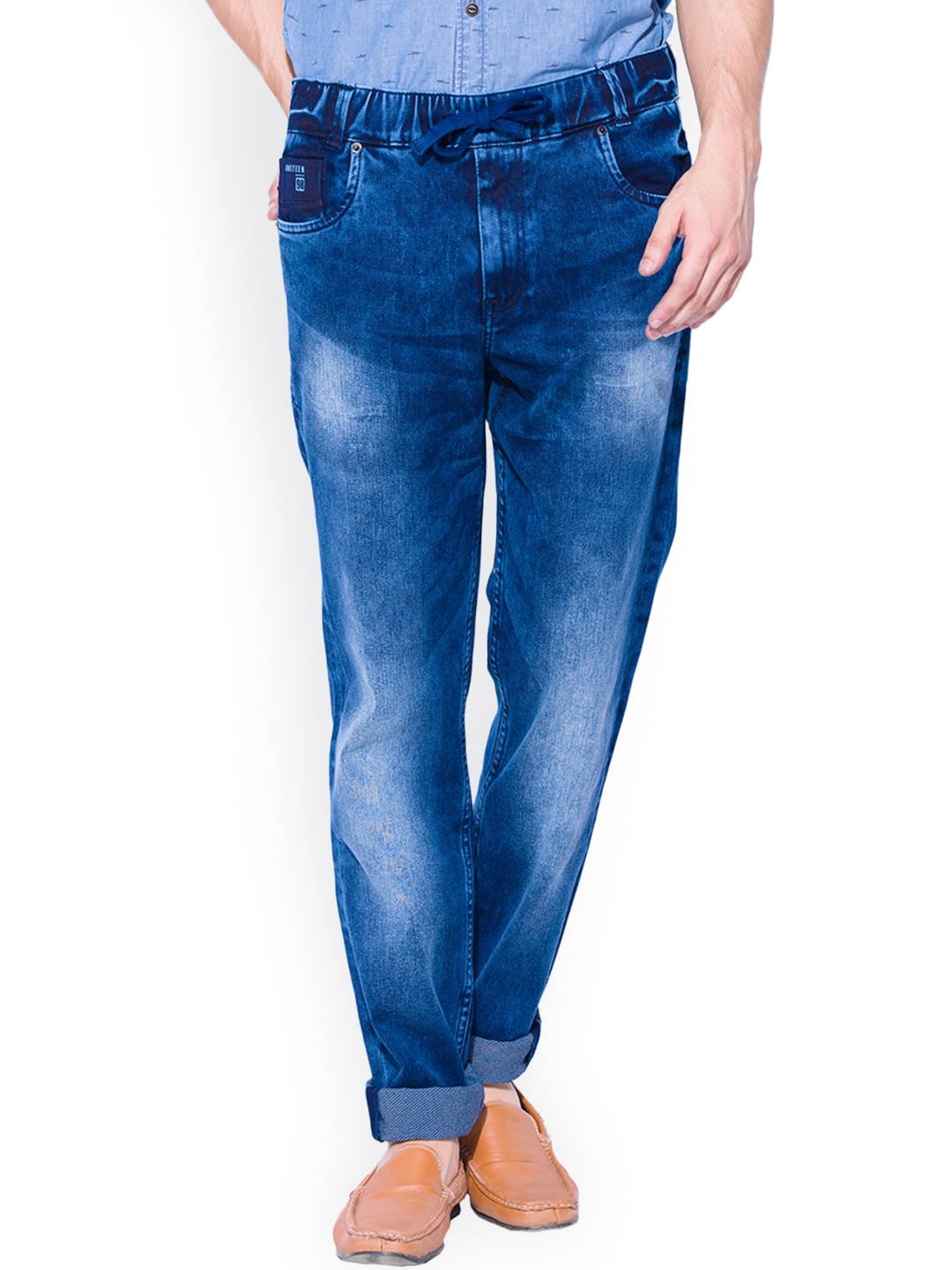 mufti slim men blue jeans