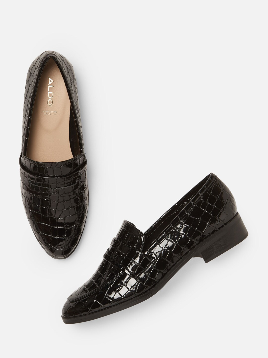 aldo black shoes for ladies