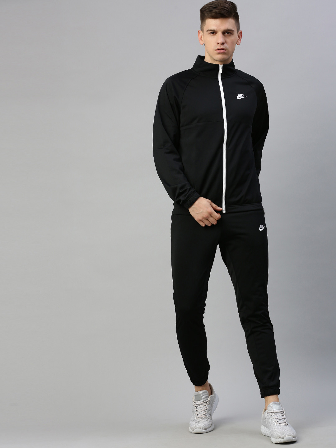 Buy Nike Men Black Solid AS M NSW CE Tracksuit Tracksuits for Men
