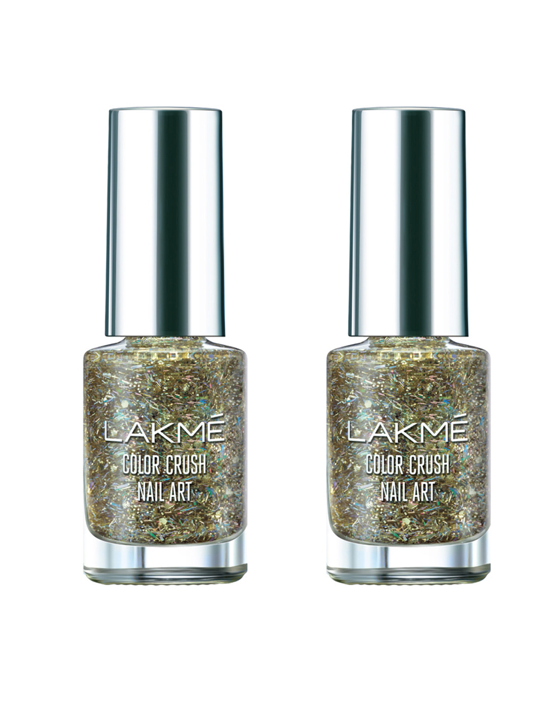 Buy Lakme Set Of 2 Color Crush G1 Nail Art 6ml (each) Nail Polish for