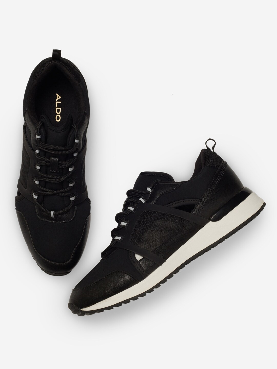 Buy Aldo Women Black Solid Sneakers Casual Shoes For Women 11716224 Myntra