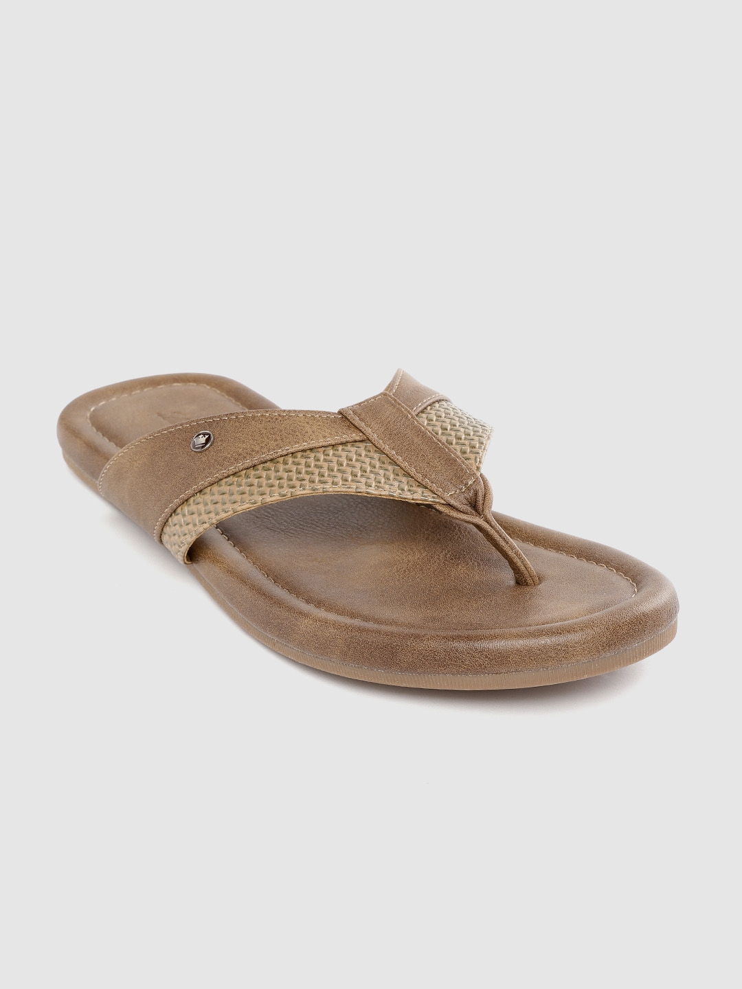 louis philippe men's leather sandals and floaters