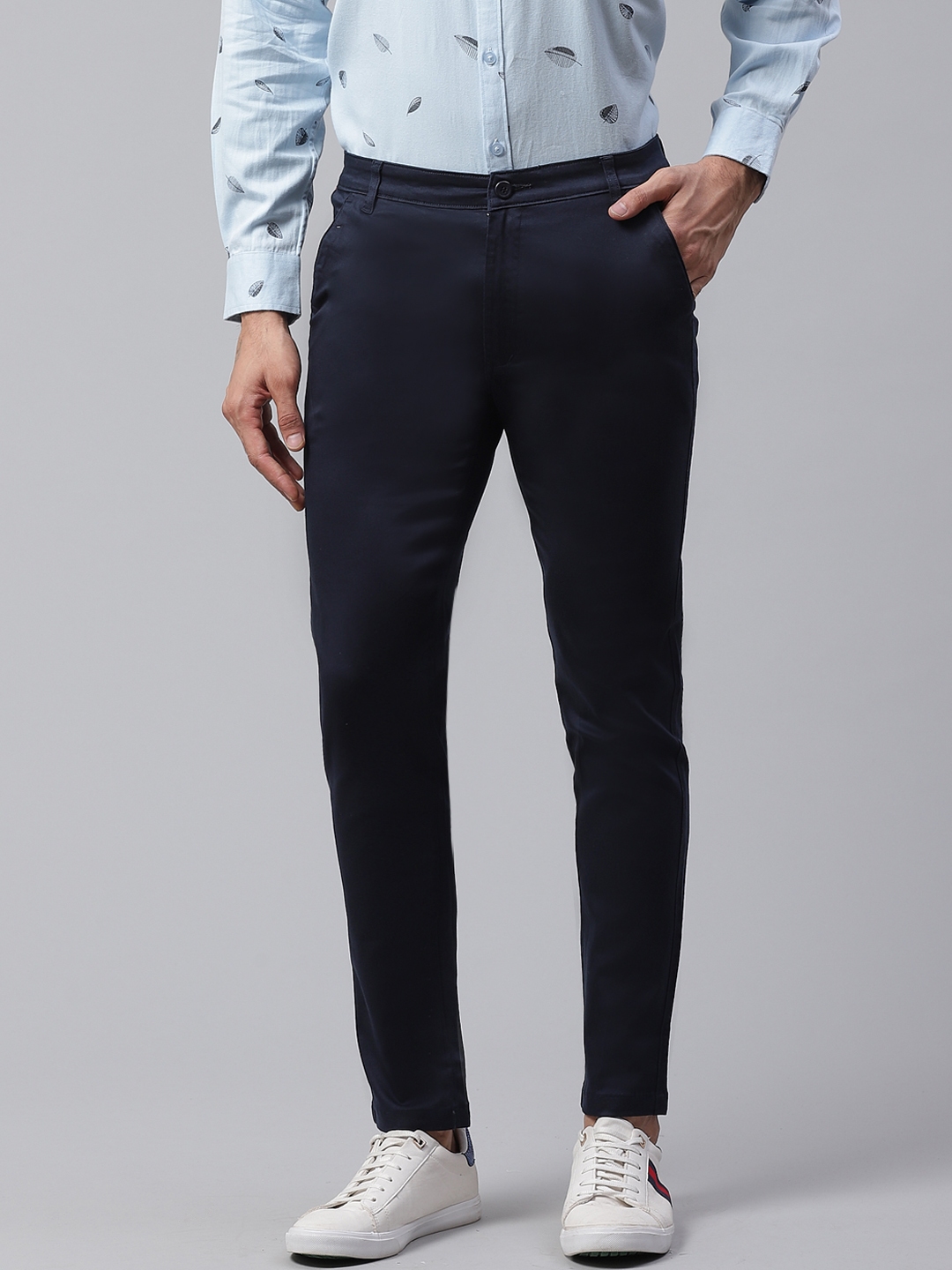dark navy blue chinos