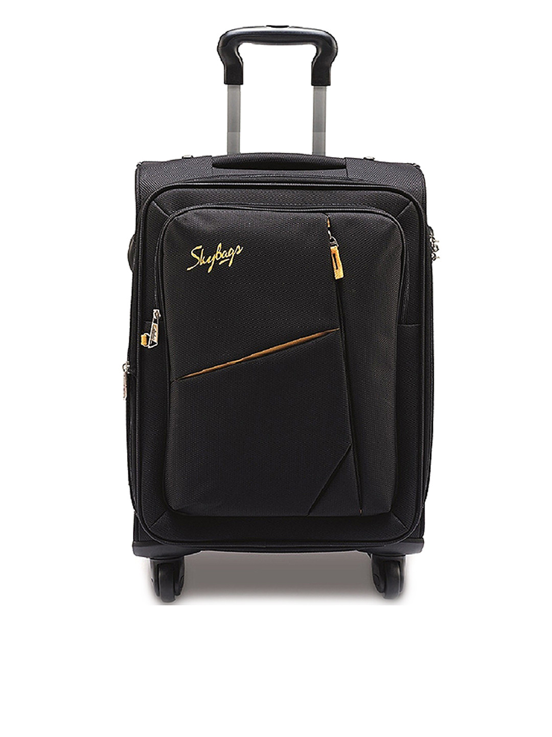 Buy Skybags Unisex Black Large Trolley Suitcase Trolley Bag for
