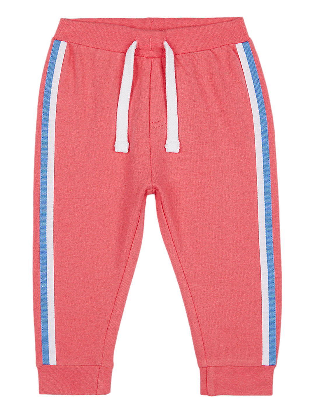 Buy Mothercare Boys Peach Coloured Solid Joggers Track Pants for Boys