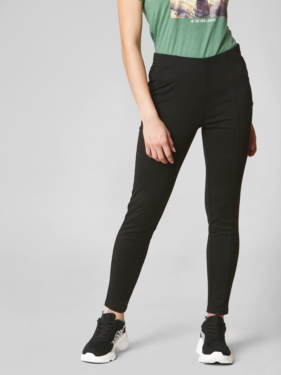 vero moda black jeggings