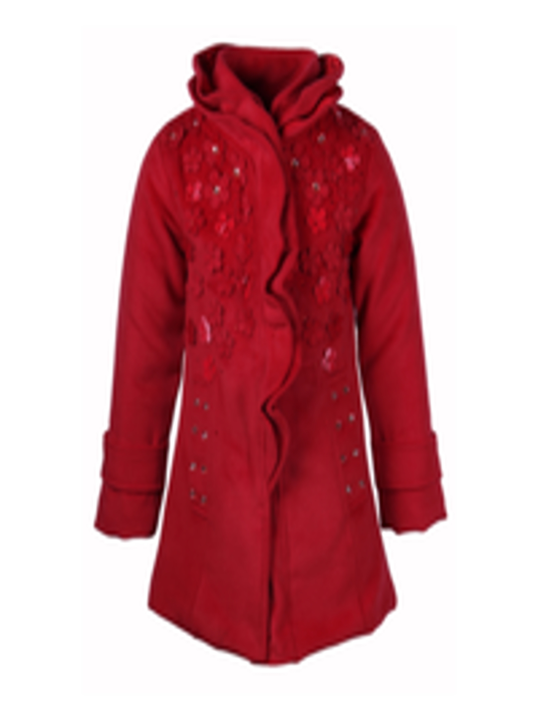 Buy CUTECUMBER Girls Red Jacket - Jackets for Girls 1175320 | Myntra