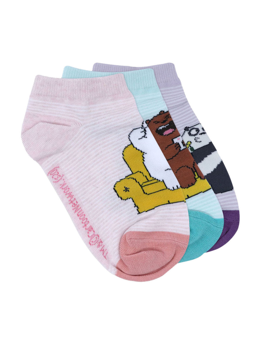 Buy Cartoon Network X We Bare Bears Women Pack Of 3 Patterned Above