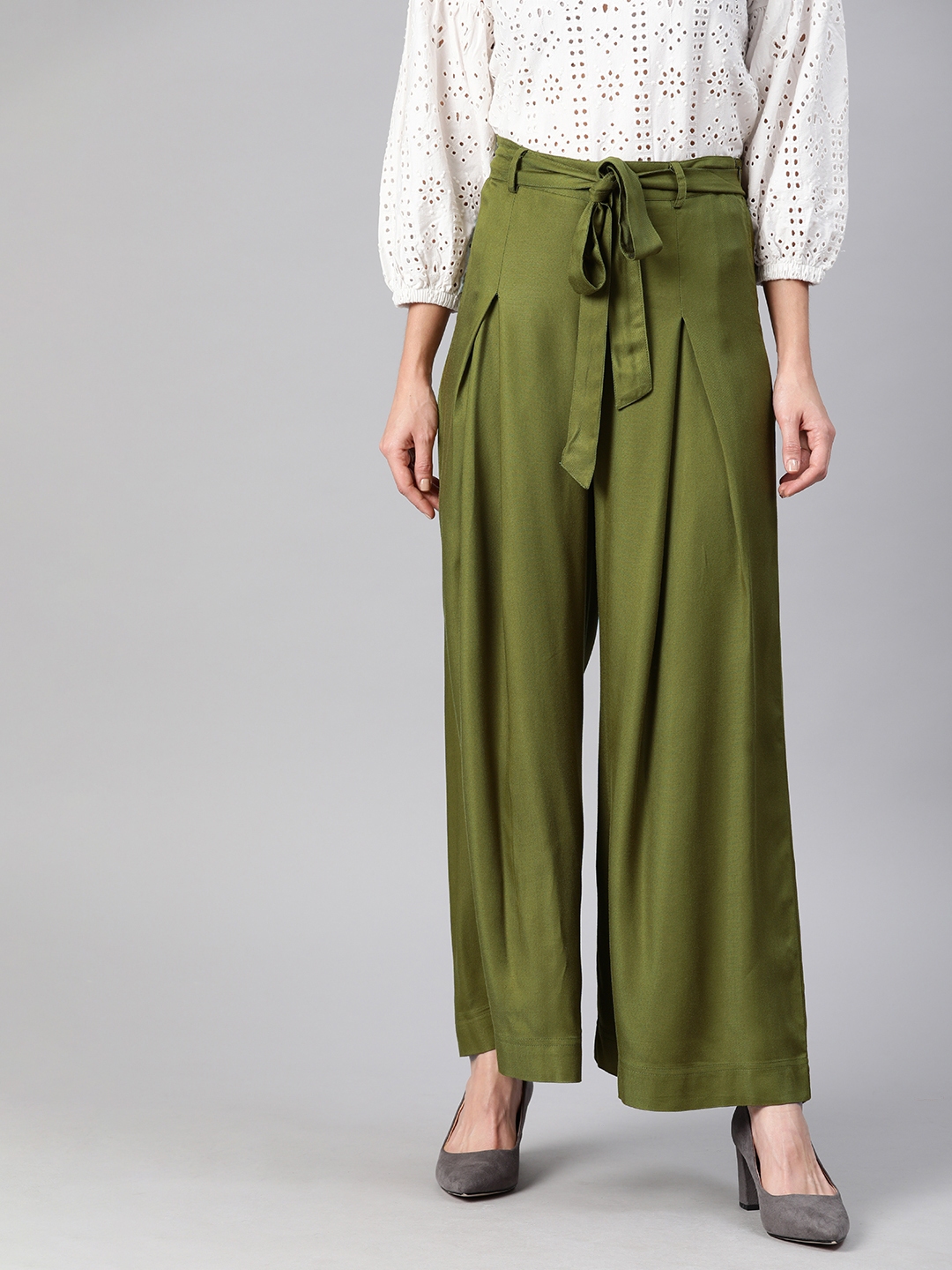 olive trousers women