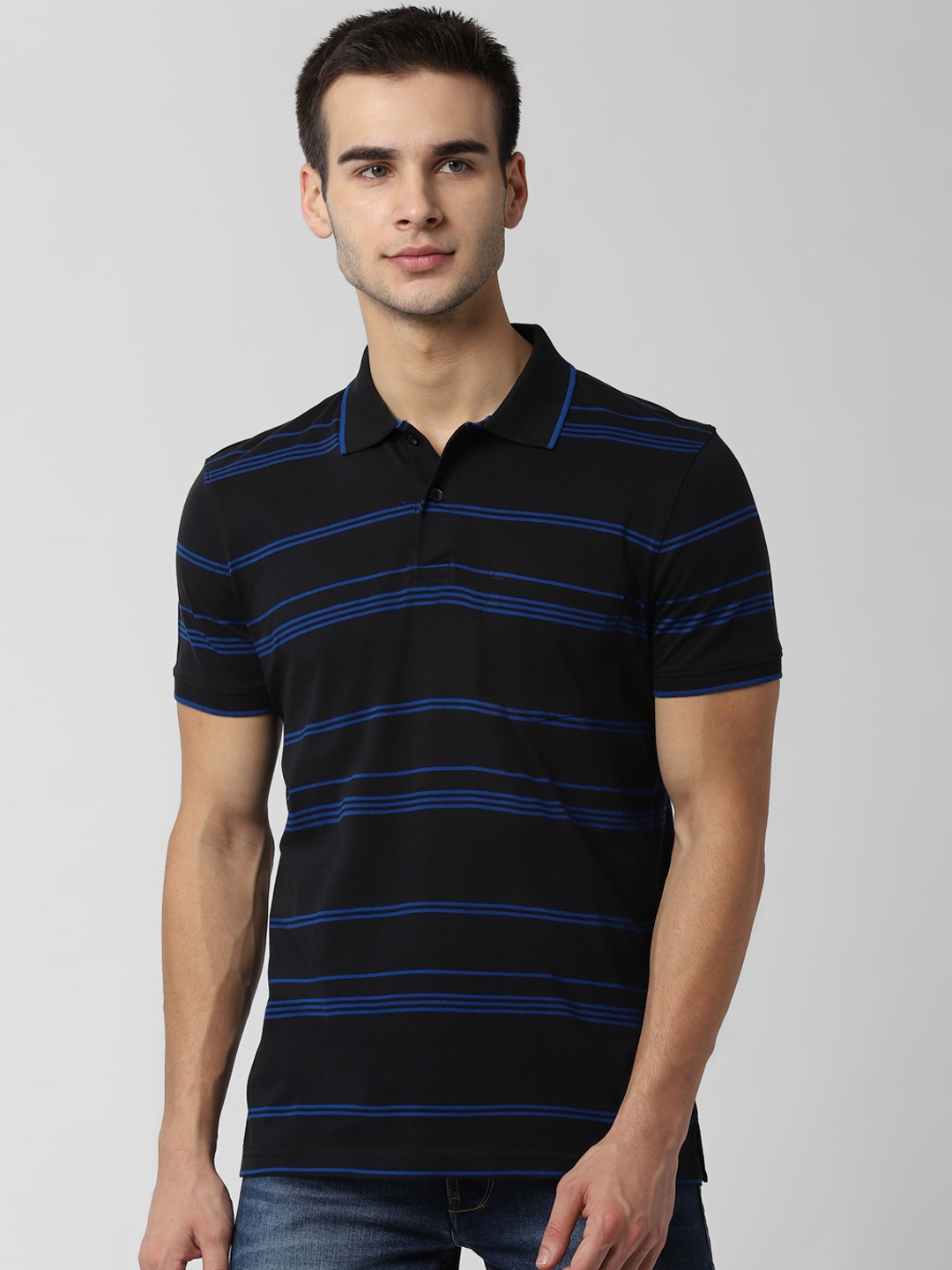 peter england shirts black