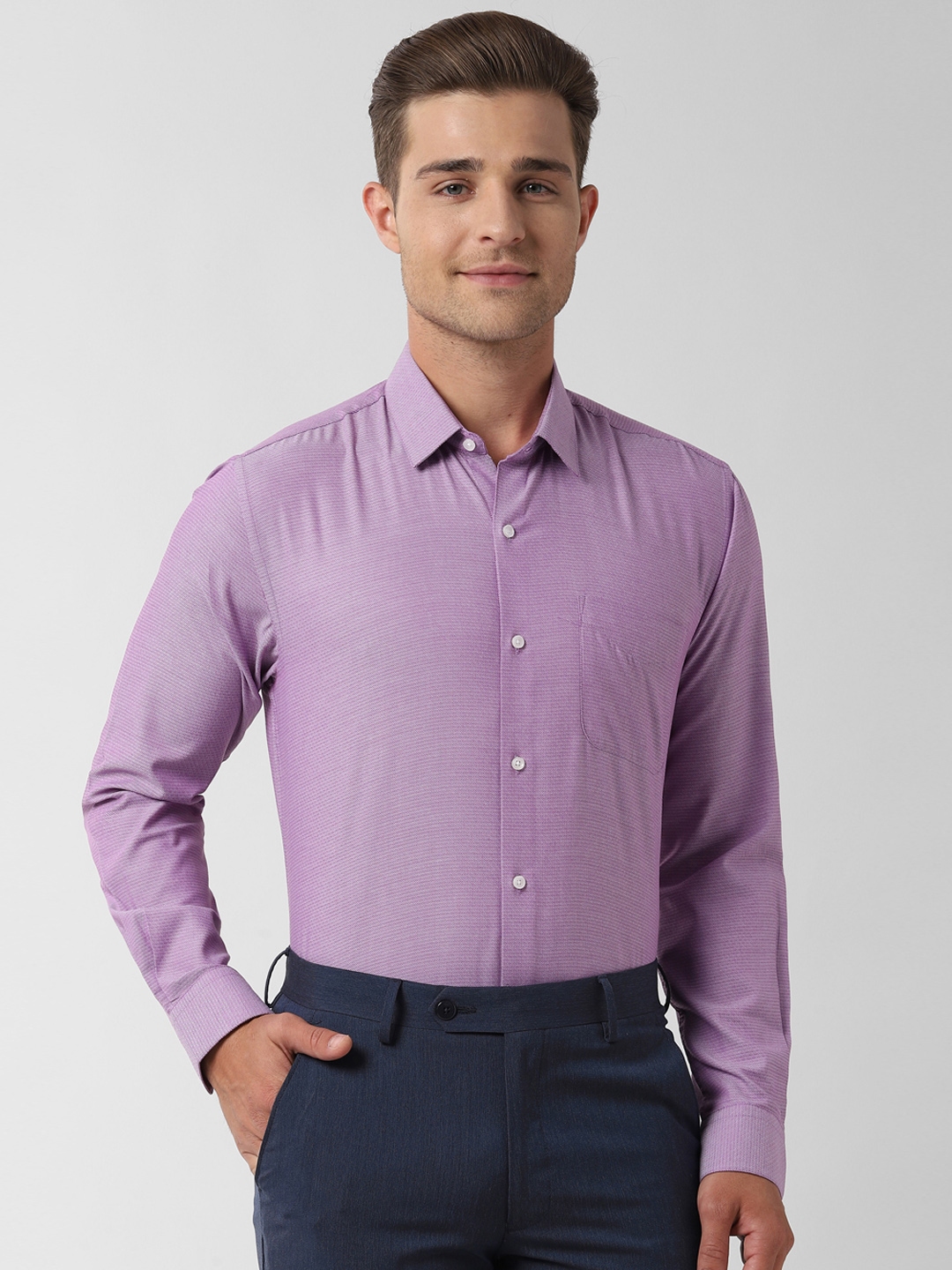 peter england shirts black