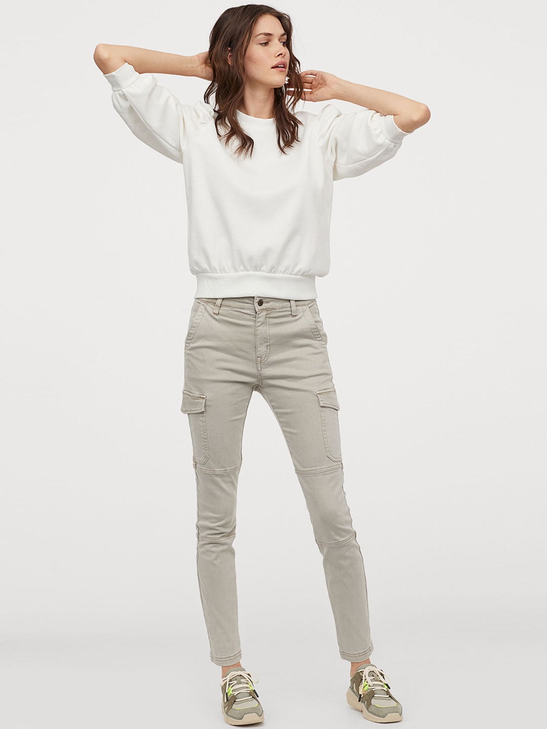 h&m cargo trousers
