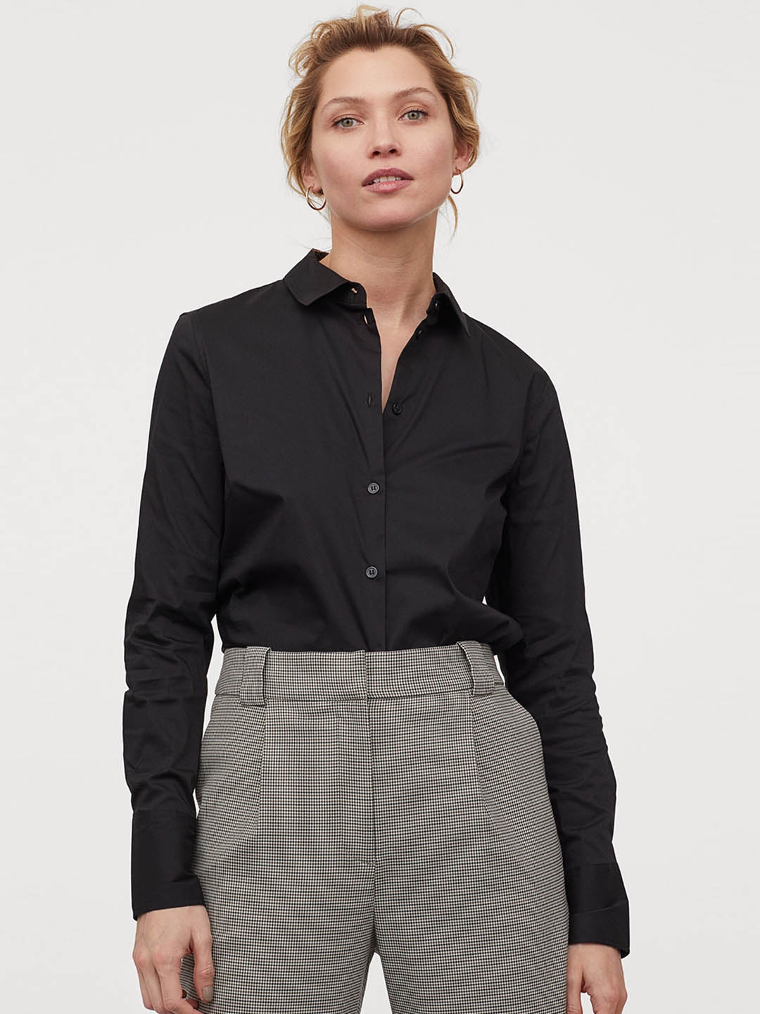 black h and m shirt