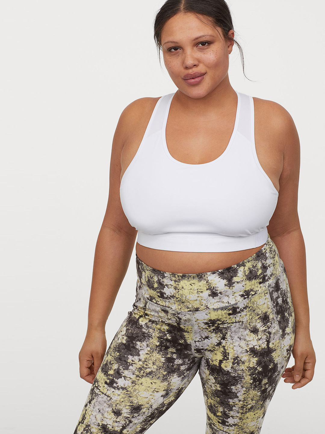 Buy H&M Women White Sports Bra High Support Bra for Women 11774398