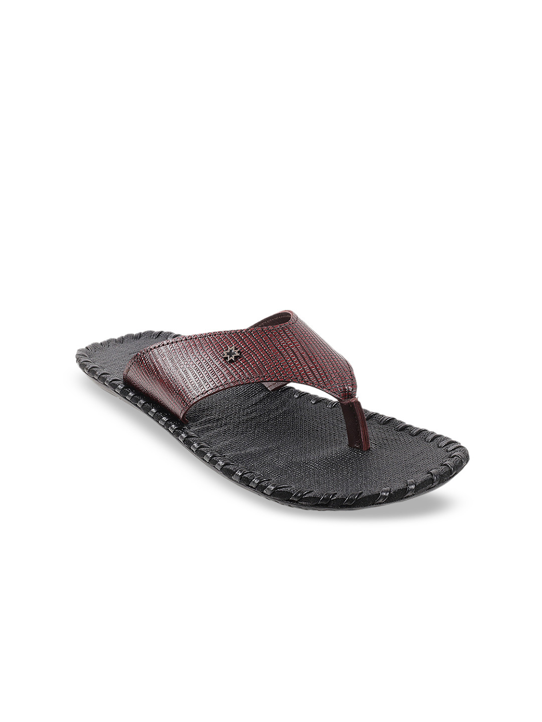 Buy Metro Men Maroon Comfort Sandals - Sandals for Men 11780712 | Myntra