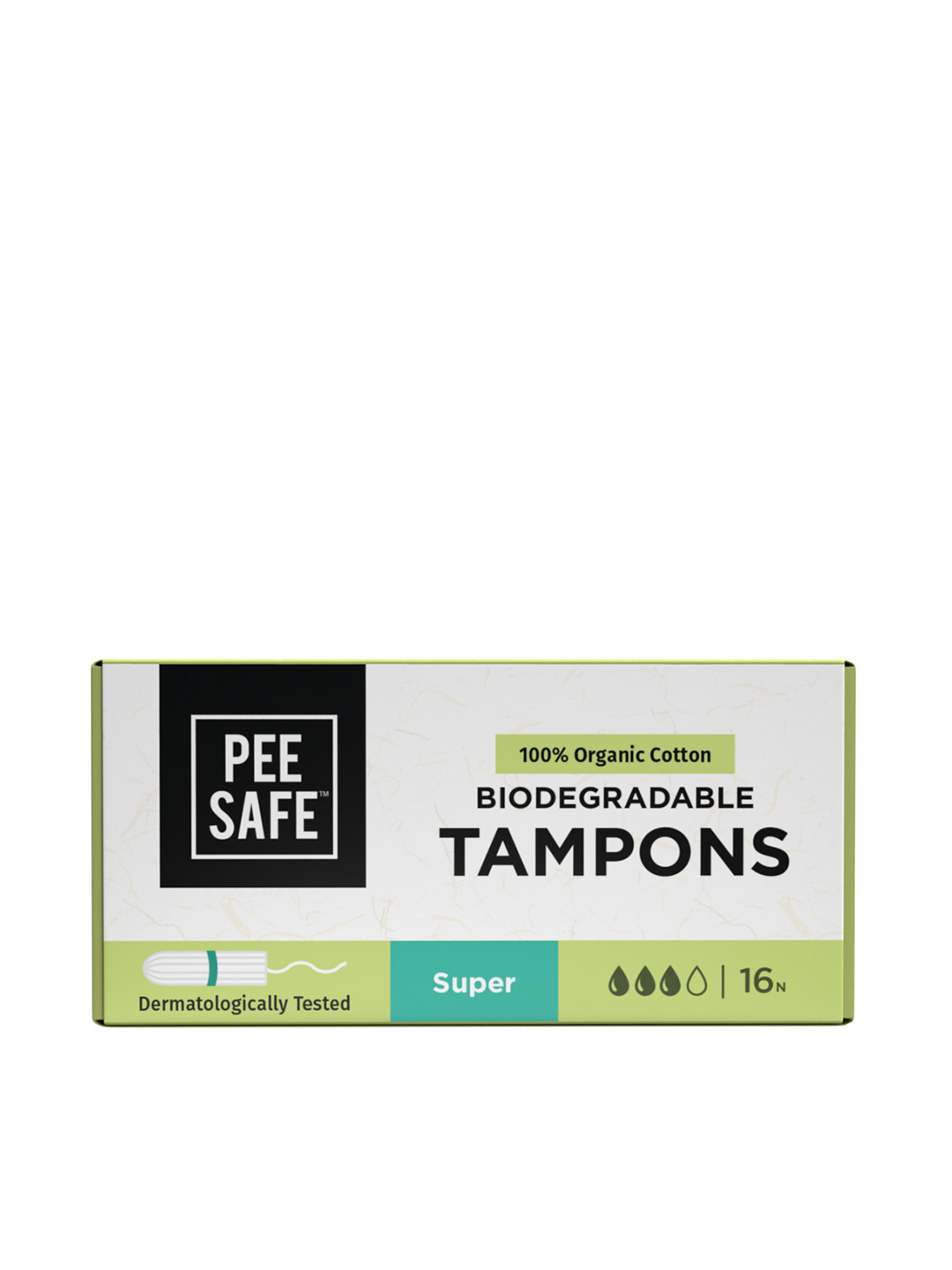 Buy PEESAFE Organic Biodegradable Tampons (Super Plus) Tampons And