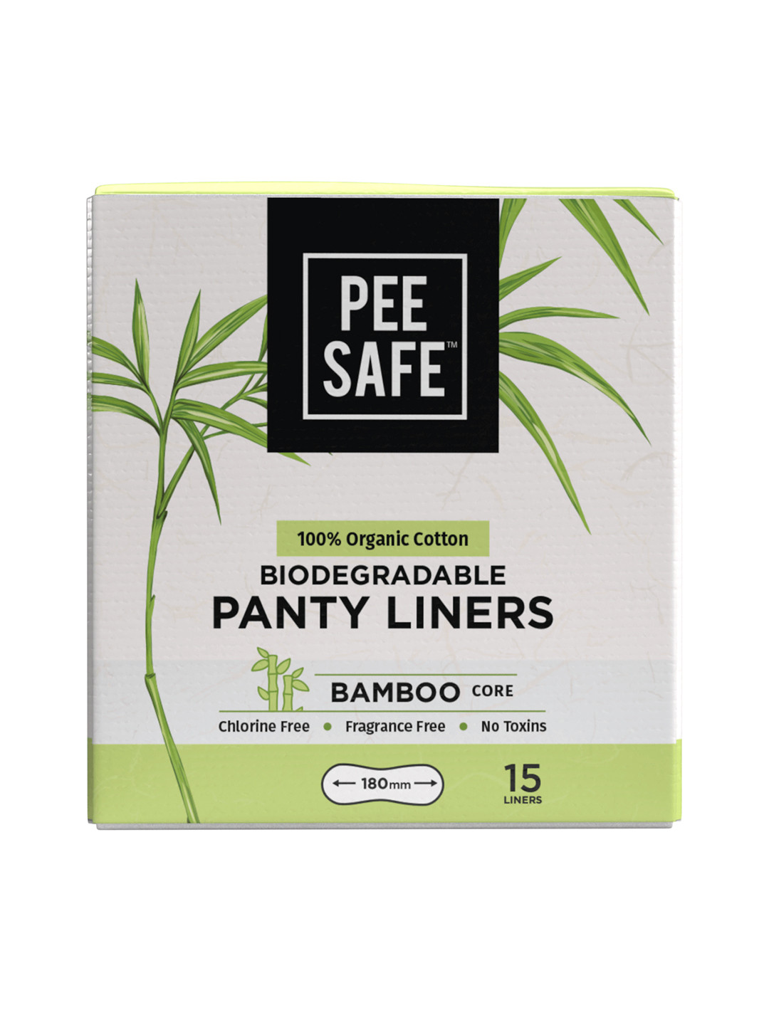 Buy Pee Safe 100 Organic Cotton Biodegradable Panty Liners Pack Of 15