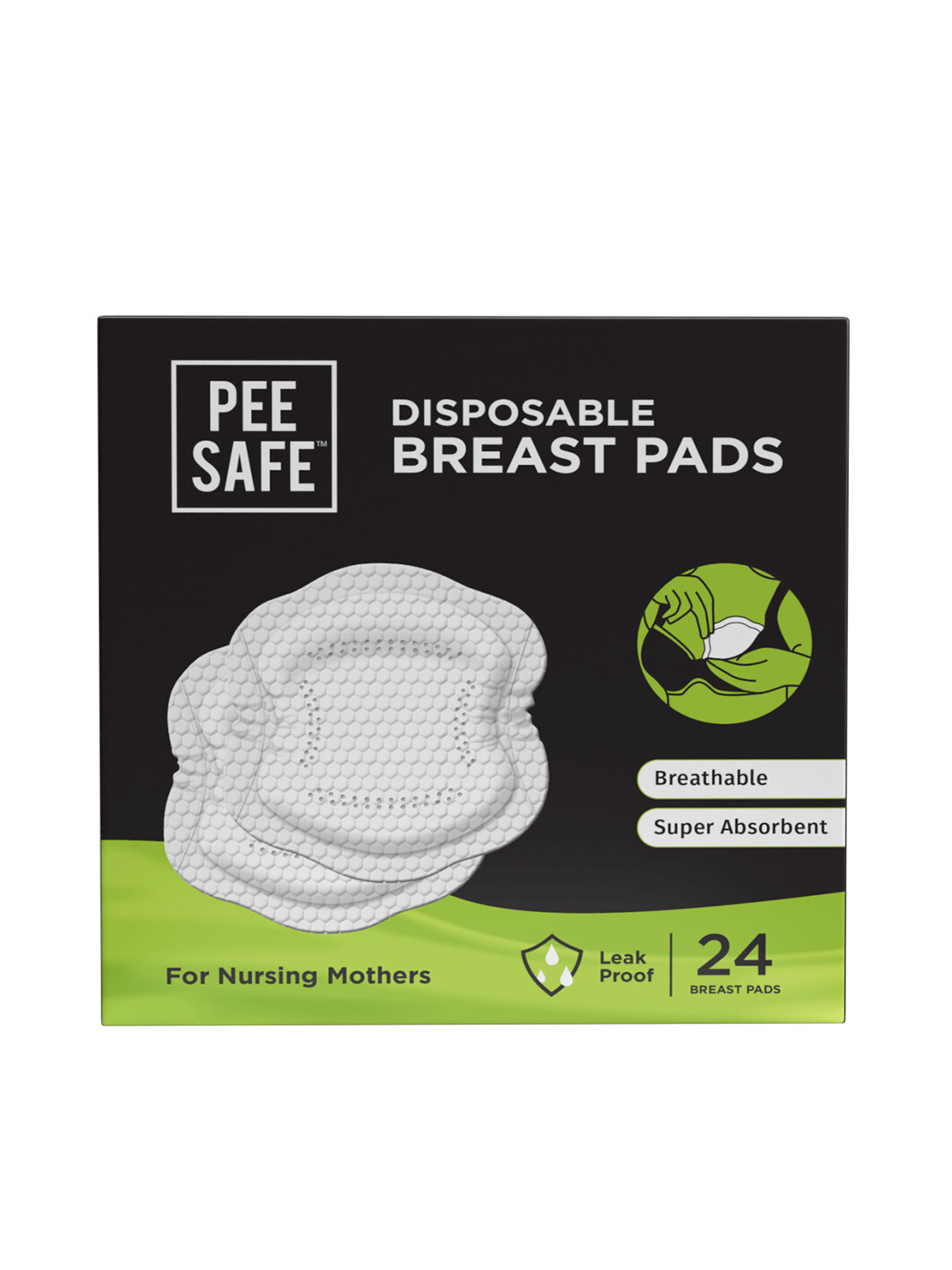 Buy PEESAFE Pack Of 24 Disposable Breast Pads Intimate Hygiene for