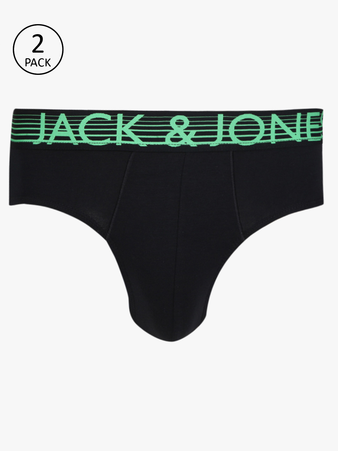 Buy Jack & Jones Men Pack Of 2 Solid Briefs Briefs for Men 11788030 Myntra