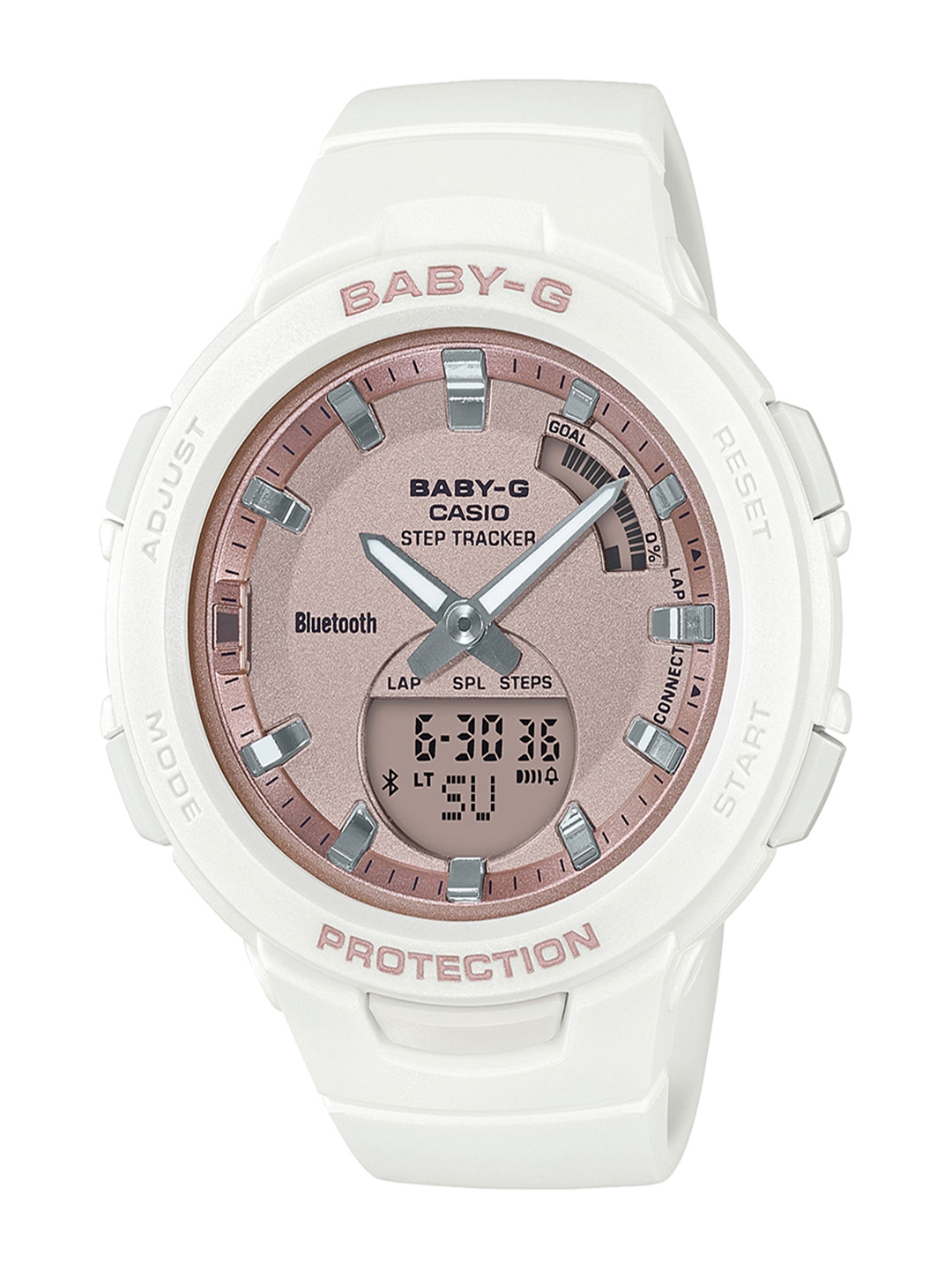 rose gold digital watch women's