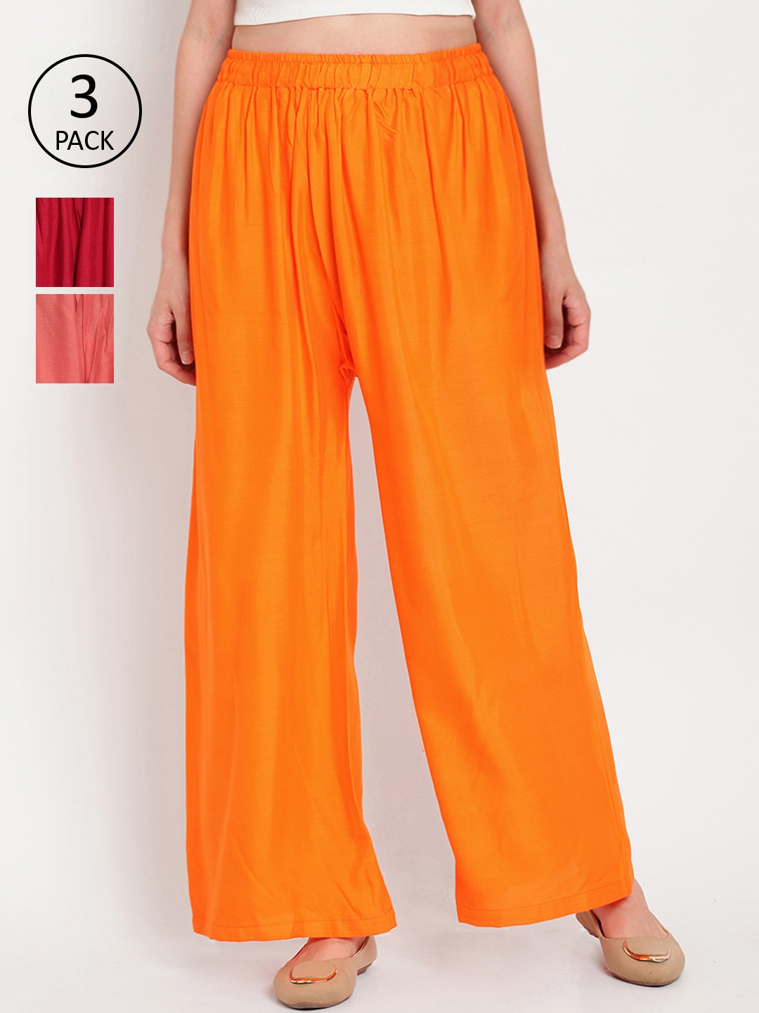 myntra flared palazzo