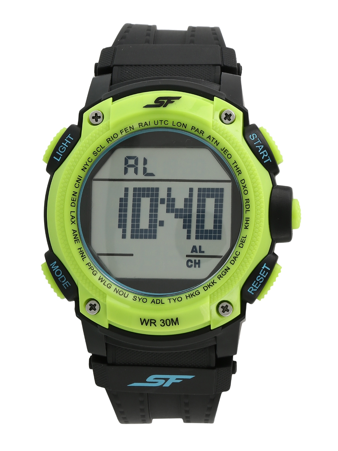 sonata grey dial digital watch