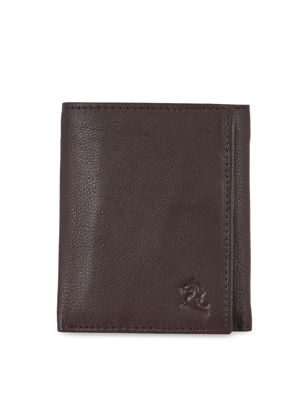 Buy Kara Men Tan Brown Solid Leather Three Fold Wallet - Wallets for ...