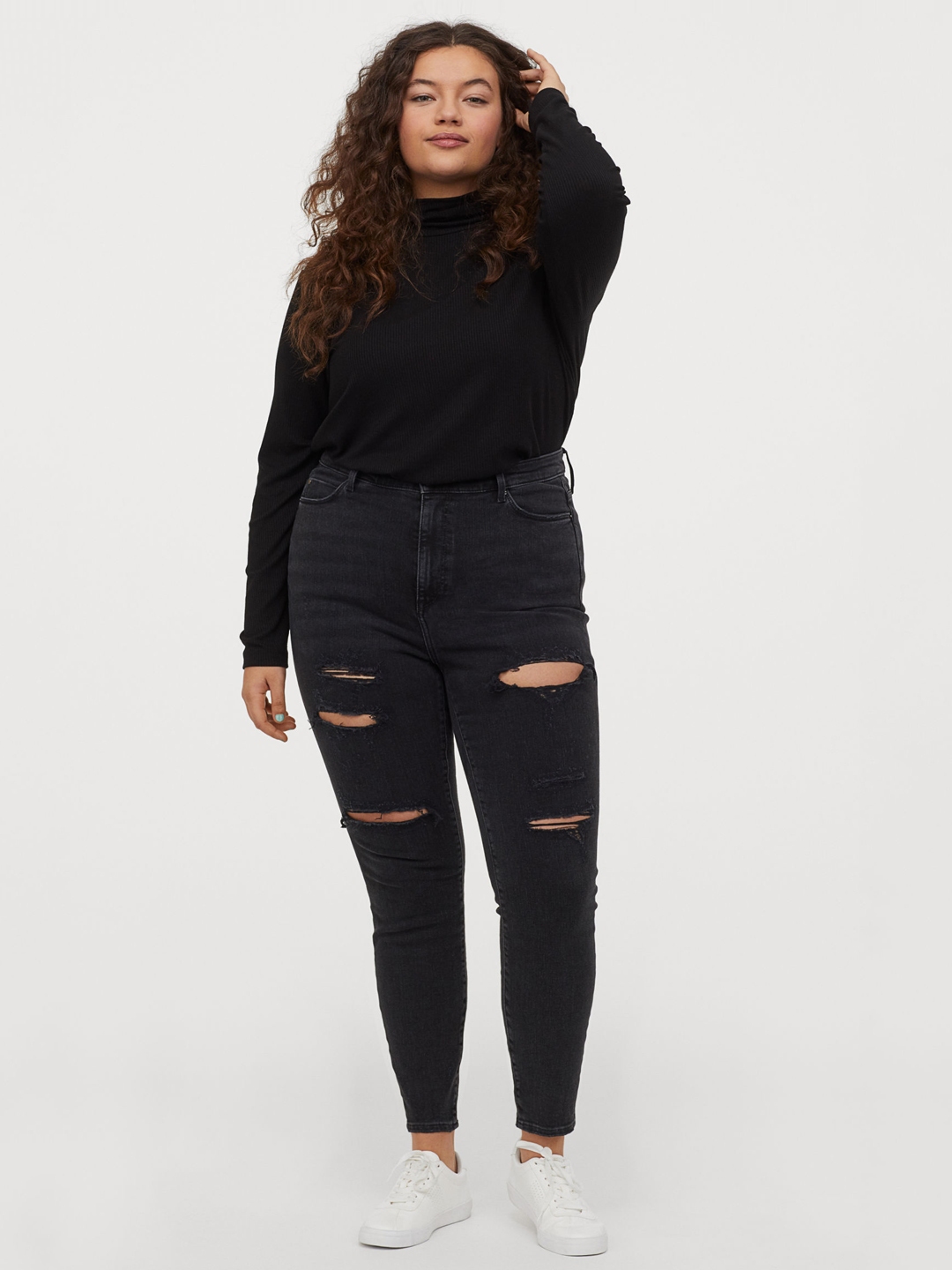 skinny high jeans h&m