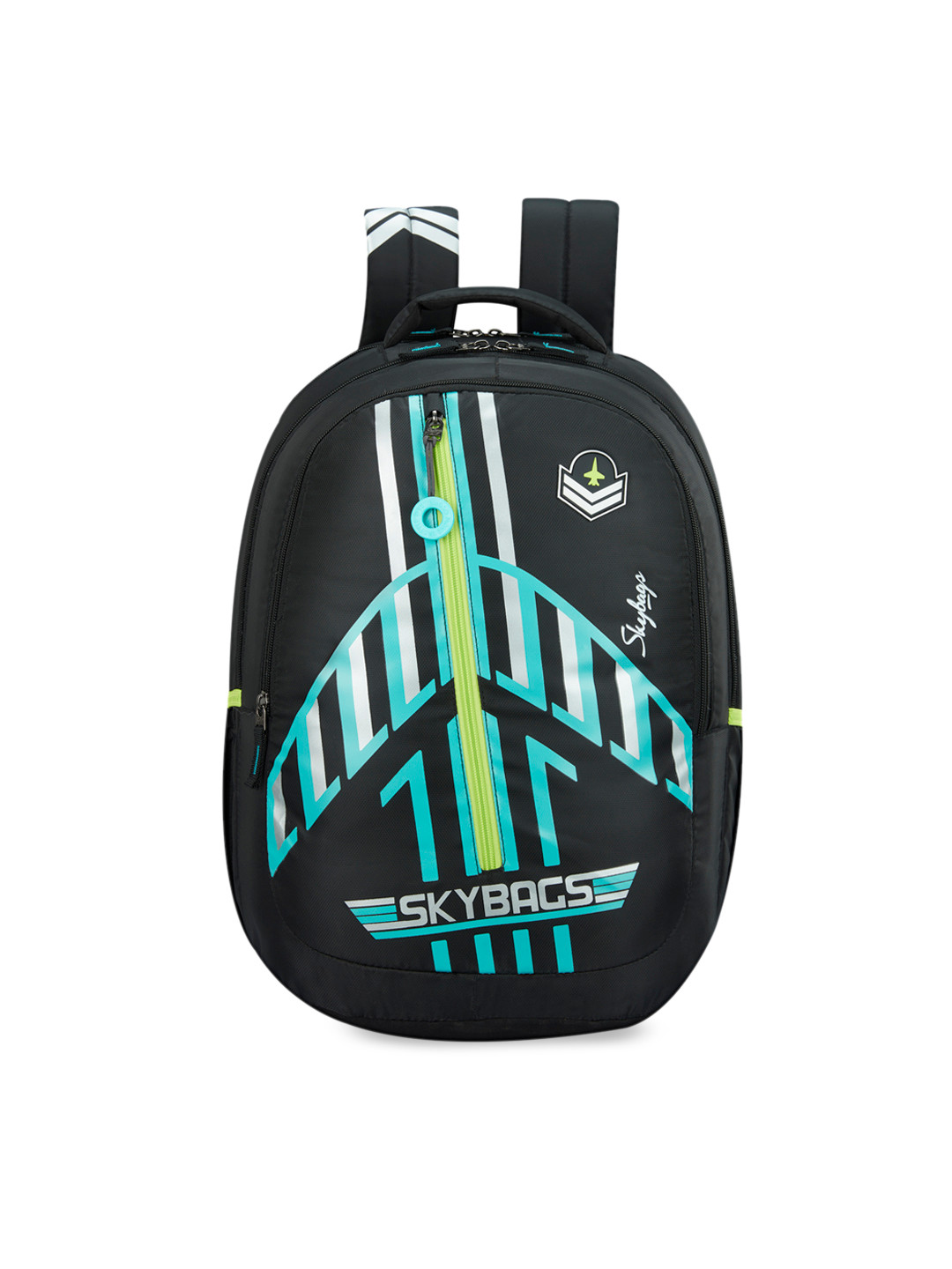 Buy Skybags Unisex Kids Black & Blue Graphic Backpack Backpacks for