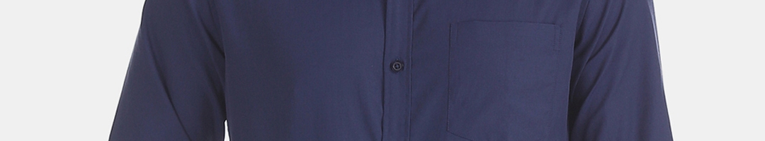 Buy Excalibur Men Blue Regular Fit Solid Formal Shirt - Shirts for Men ...