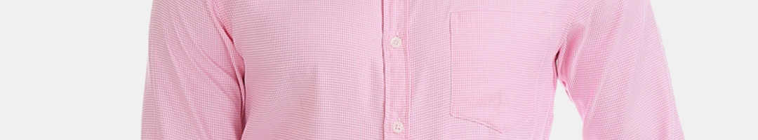 Buy Excalibur Men Pink Regular Fit Solid Formal Shirt - Shirts for Men ...