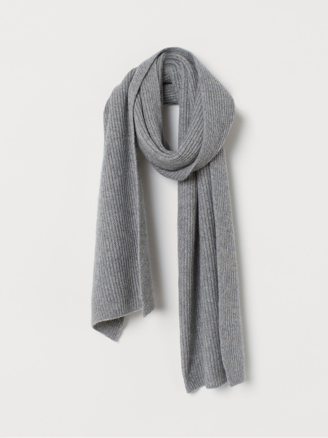 Buy H&M Women Grey Solid Cashmere Scarf Scarves for Men 11844566 Myntra