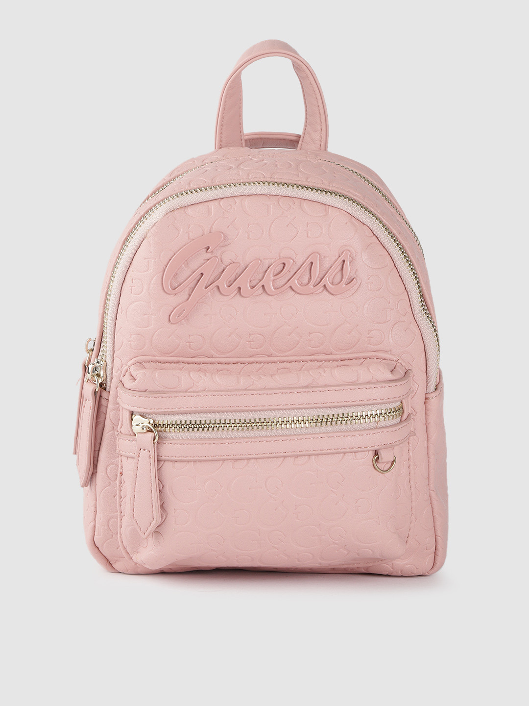 Buy GUESS Women Pink Textured Backpack Backpacks for Women 11844870