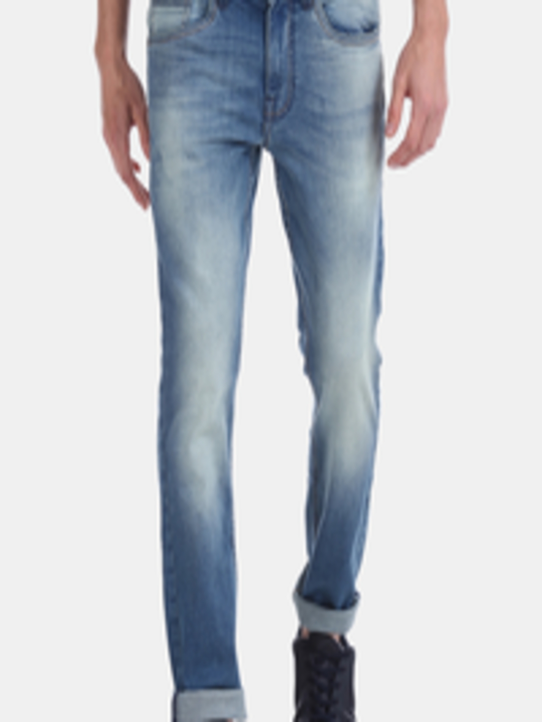 Buy Cherokee Men Blue Skinny Fit Low Rise Clean Look Jeans - Jeans for ...