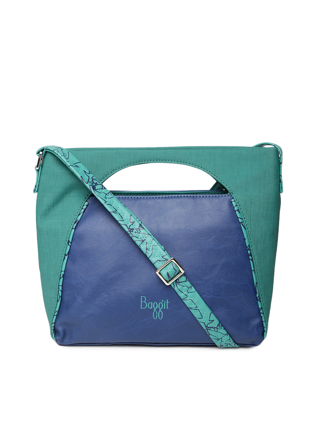 Buy Baggit Blue & Green Sling Bag Handbags for Women 1186010 Myntra
