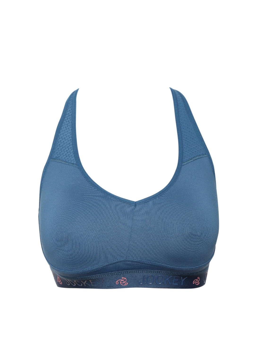 Buy Jockey Teal Blue Non Wired Lightly Padded Sports Bra AP21 0103