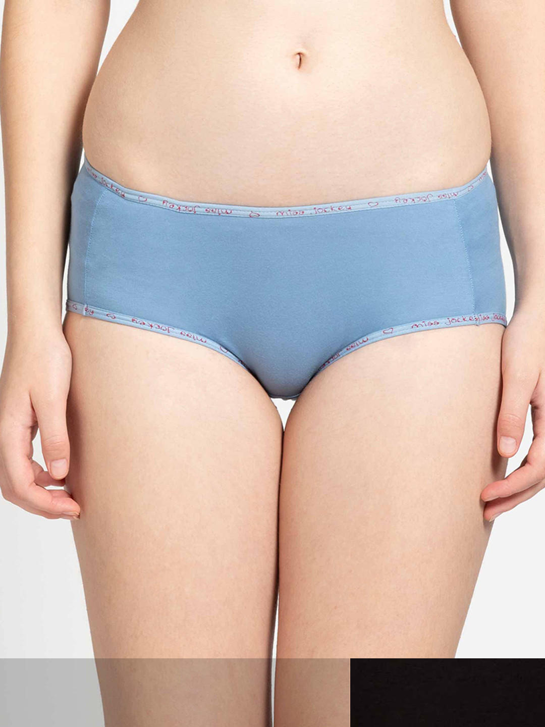 Buy Jockey Women Pack Of 2 Assorted Solid Hipster Briefs MJ02 0205