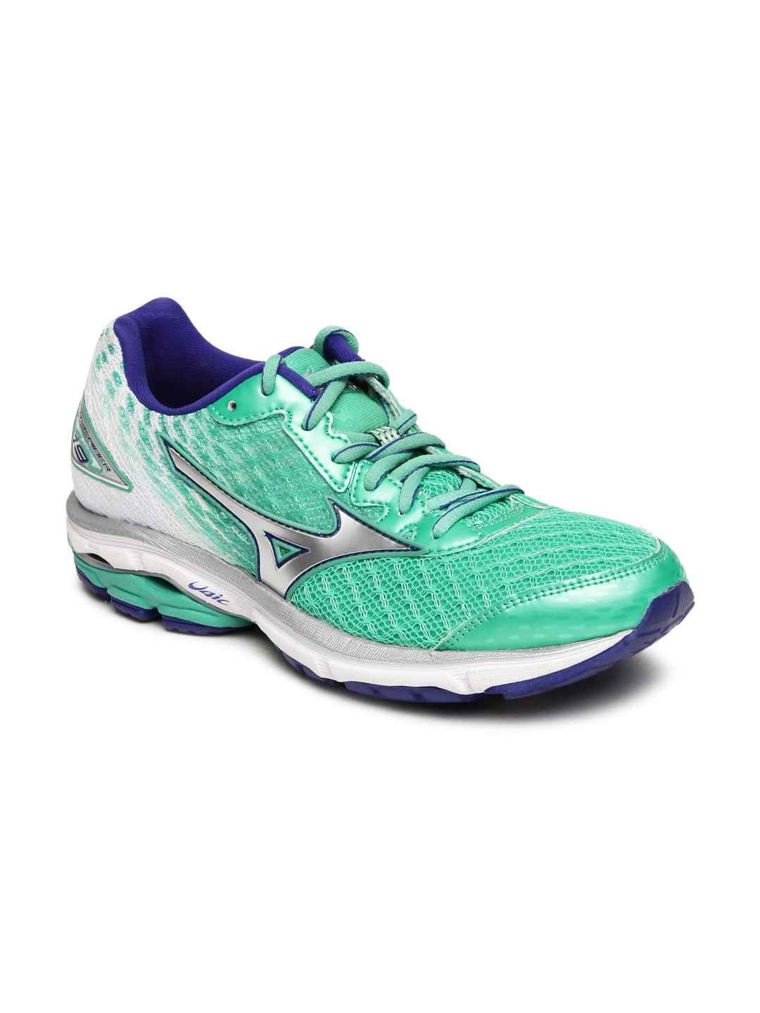 Buy Mizuno Women Green WAVE RIDER 19 Running Shoes Sports Shoes for