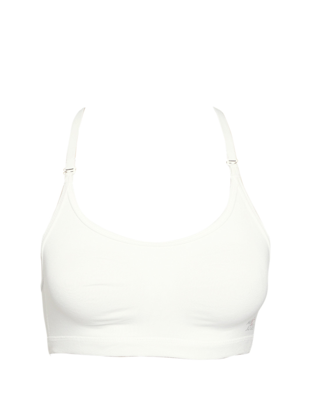 Buy Jockey White Solid Non Wired Non Padded Beginners Bra MJ08 0105