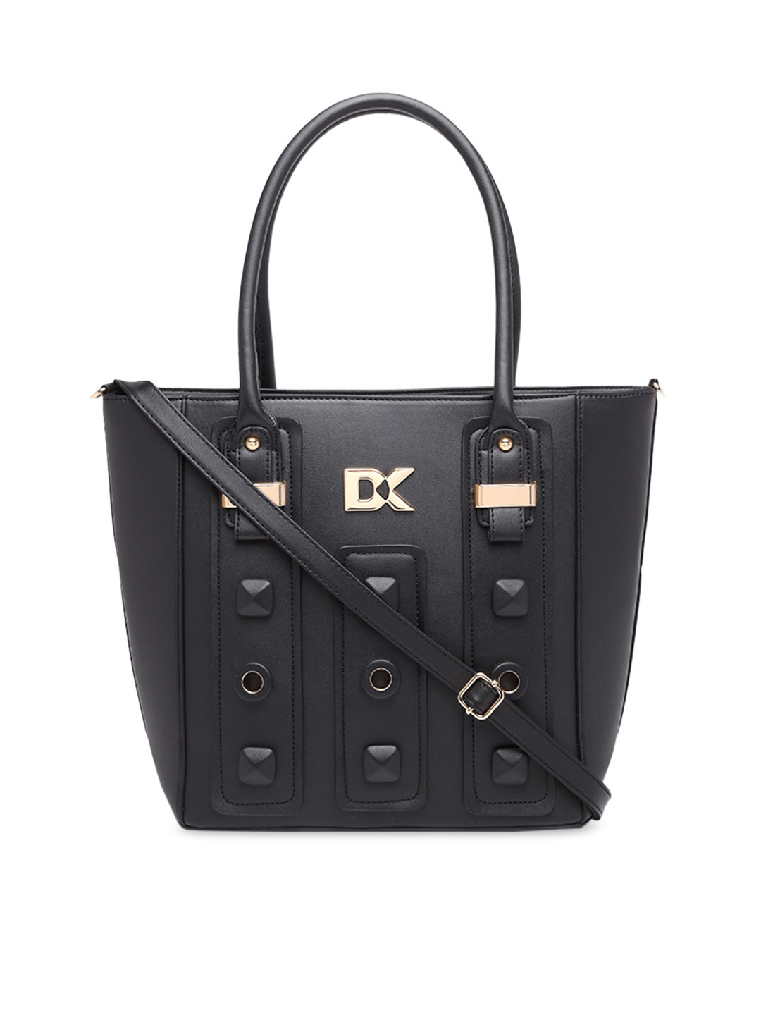 Buy Diana Korr Black Solid Handheld Bag Handbags for Women 11864098