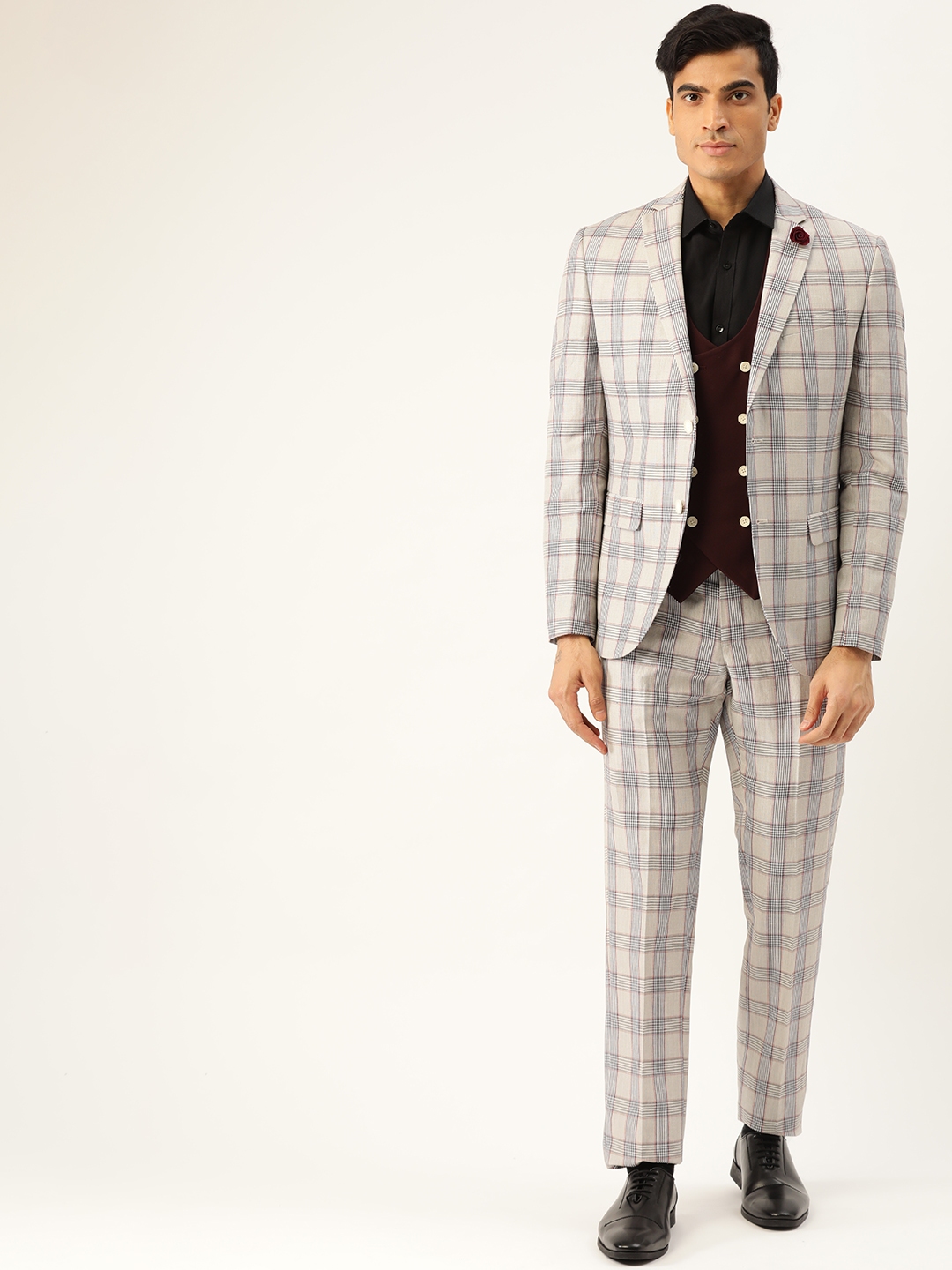 blackberry three piece suit