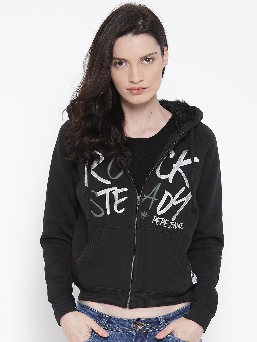 pepe jeans hooded sweatshirt