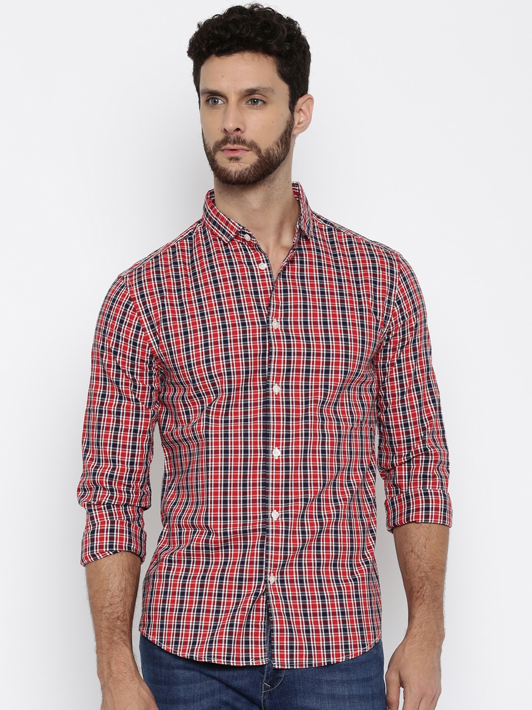 jack and jones checked shirt