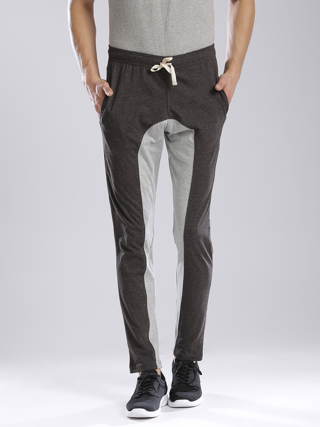 grey track pants mens