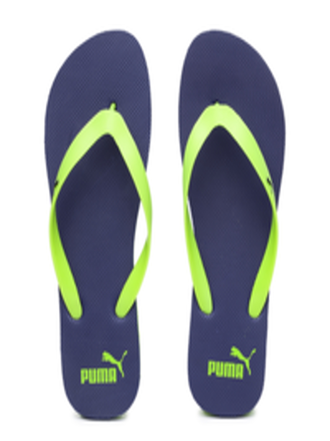 Buy Puma Men Neon Green & Navy OdiusDP Flip Flops - Flip Flops for Men ...