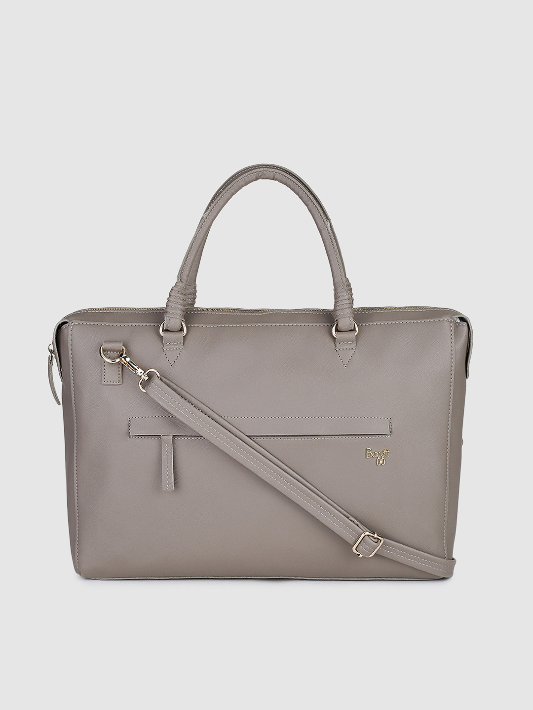 Buy Baggit Grey Solid Laptop Bag Laptop Bag for Women 11921274 Myntra