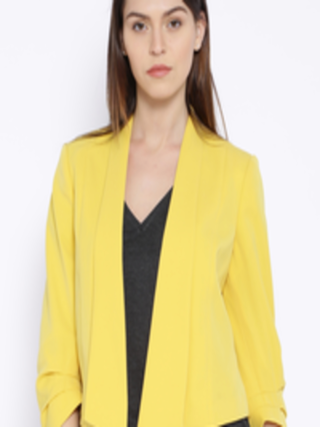 Buy MANGO Yellow Jacket - Jackets for Women 1192395 | Myntra