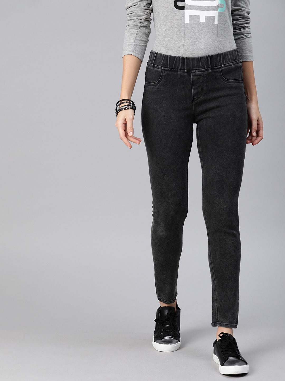women's jeans jeggings on myntra