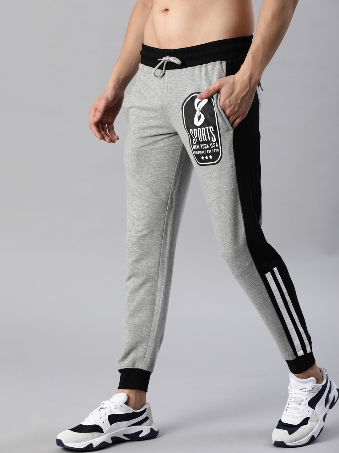straight fit joggers mens